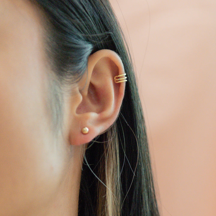 Triple Line Ear Cuff - Earrings -  -  - Azil Boutique