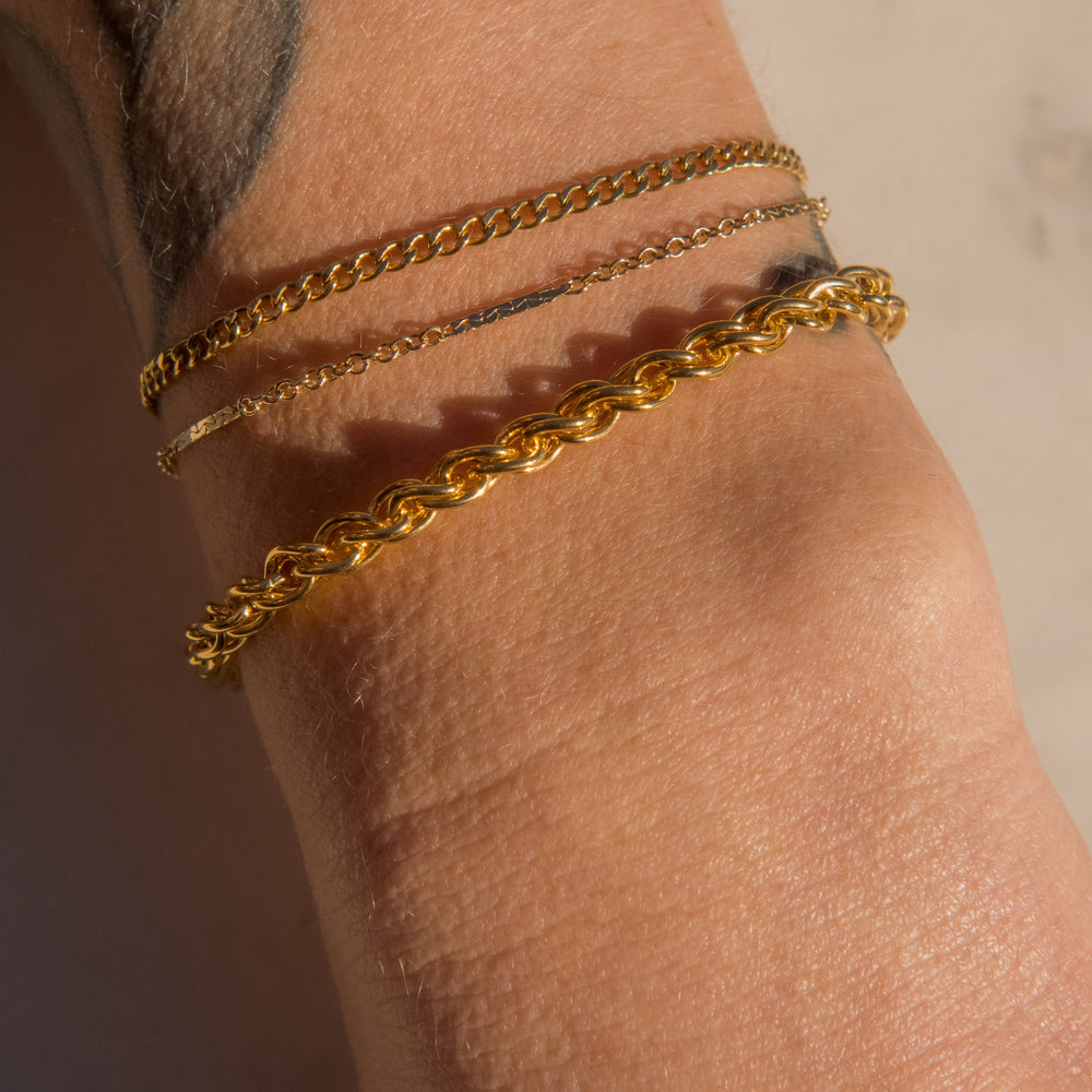 SALE - Wheat Chain Bracelet - Bracelets -  -  - Azil Boutique