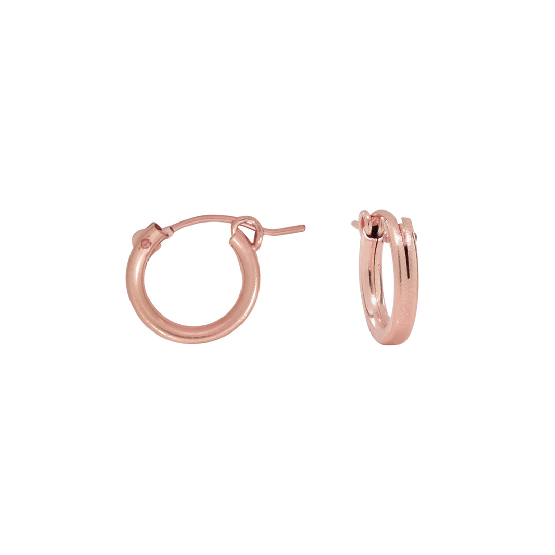 Tube Hoops - Earrings - Rose Gold - Rose Gold / X-Small - Azil Boutique