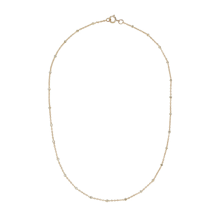 2-Tone Ball Chain Long Necklace - Necklaces - Gold - Gold / 16" - Azil Boutique