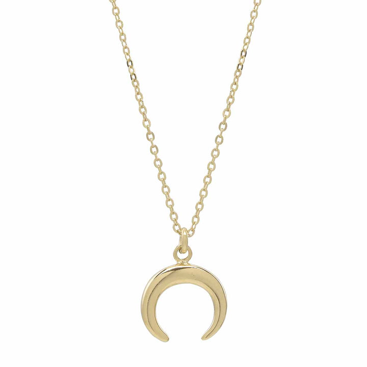 SALE - Horn Necklace - Necklaces - Gold - Gold / Small - Azil Boutique