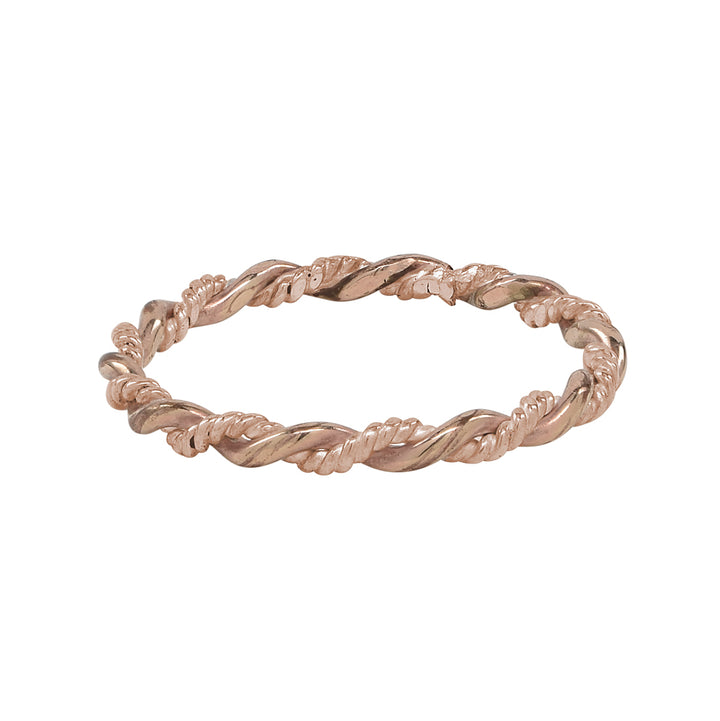 Braided Ring - Rings - Rosegold - Rosegold / 5 - Azil Boutique