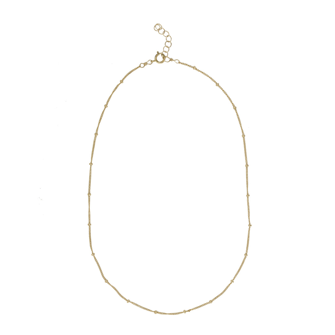 Ball Chain Choker - Necklaces - Gold - Gold / 15" - Azil Boutique