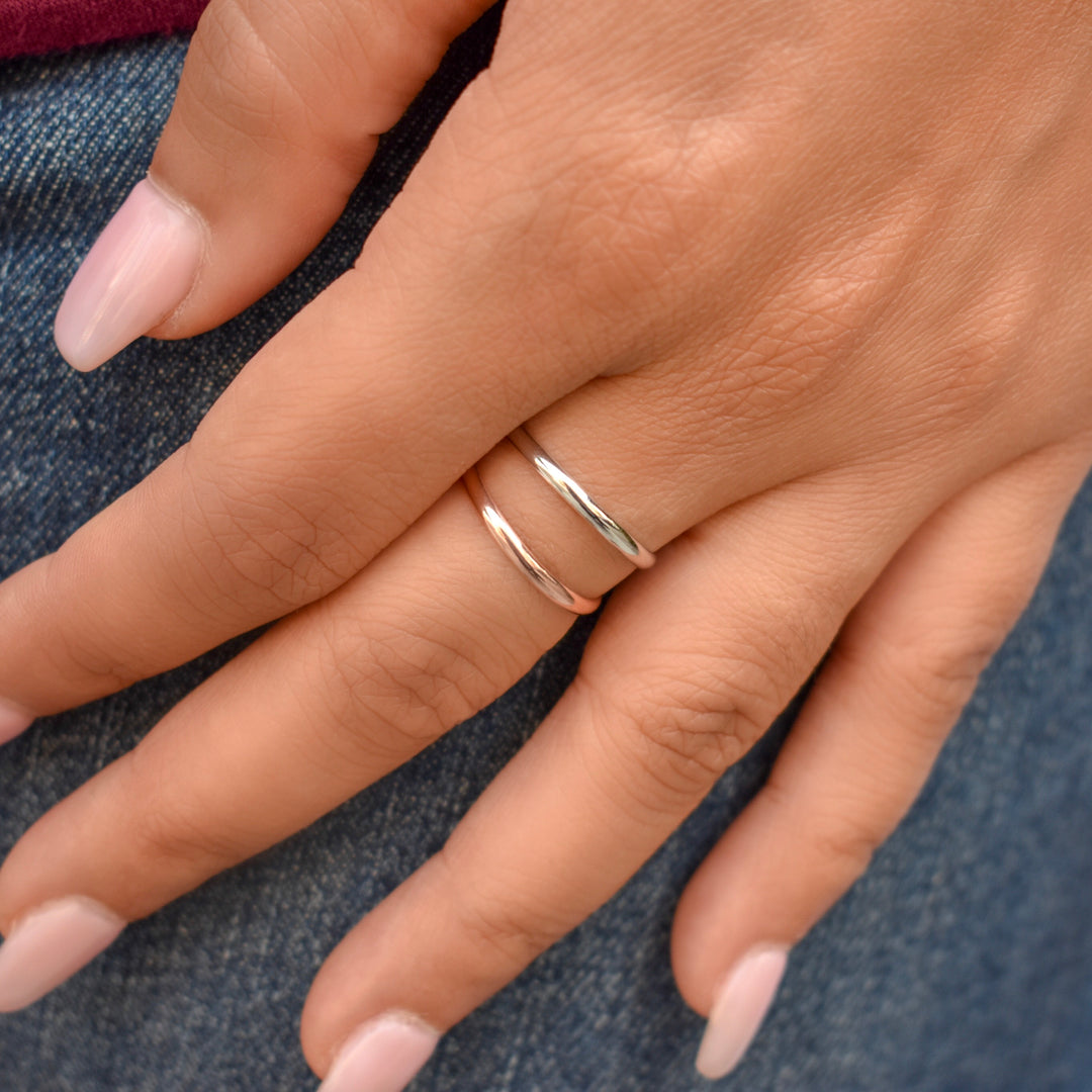 10k Solid Gold Band - Rings -  -  - Azil Boutique