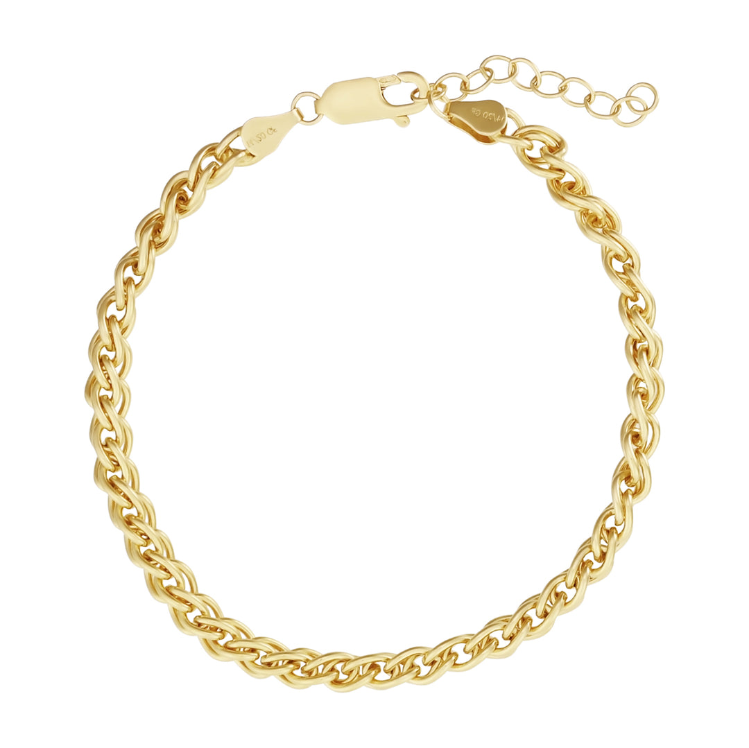 SALE - Wheat Chain Bracelet - Bracelets - Large - Large - Azil Boutique