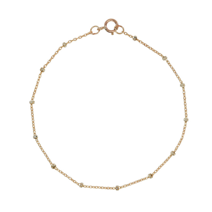 2-Tone Ball Chain Bracelet - Bracelets - Gold - Gold / 6" - Azil Boutique