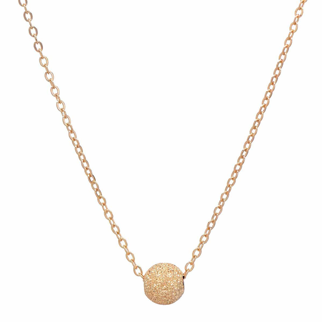 SALE - Single Stardust Ball Necklace - Necklaces - Gold - Gold - Azil Boutique