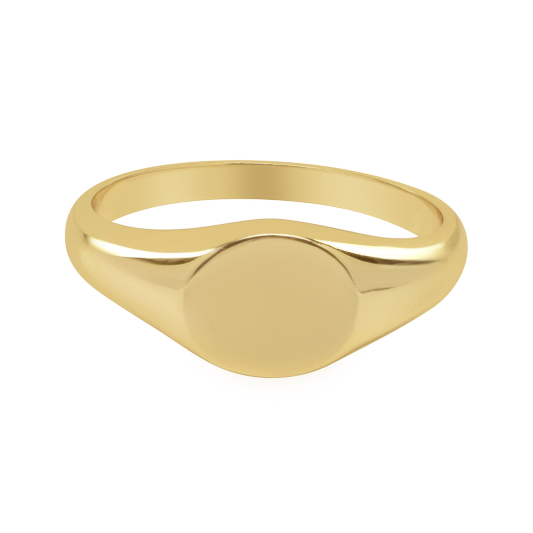 Signet Ring - Rings - Gold - Gold / 6 - Azil Boutique