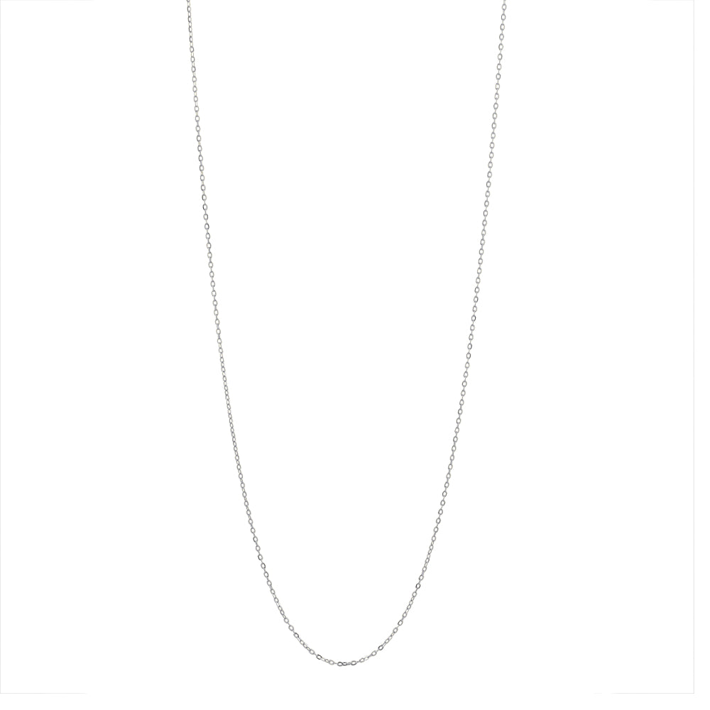 Thin Chain Necklace - Necklaces - Silver - Silver / 16" - Azil Boutique