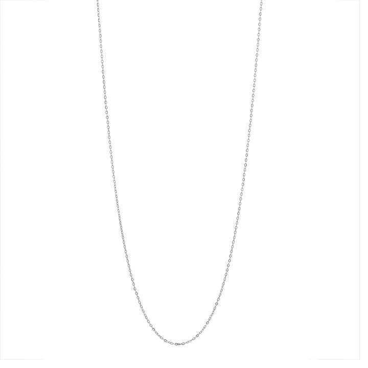 Thin Chain Necklace - Necklaces - Silver - Silver / 16" - Azil Boutique