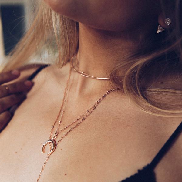 SALE - Horn Necklace - Necklaces -  -  - Azil Boutique