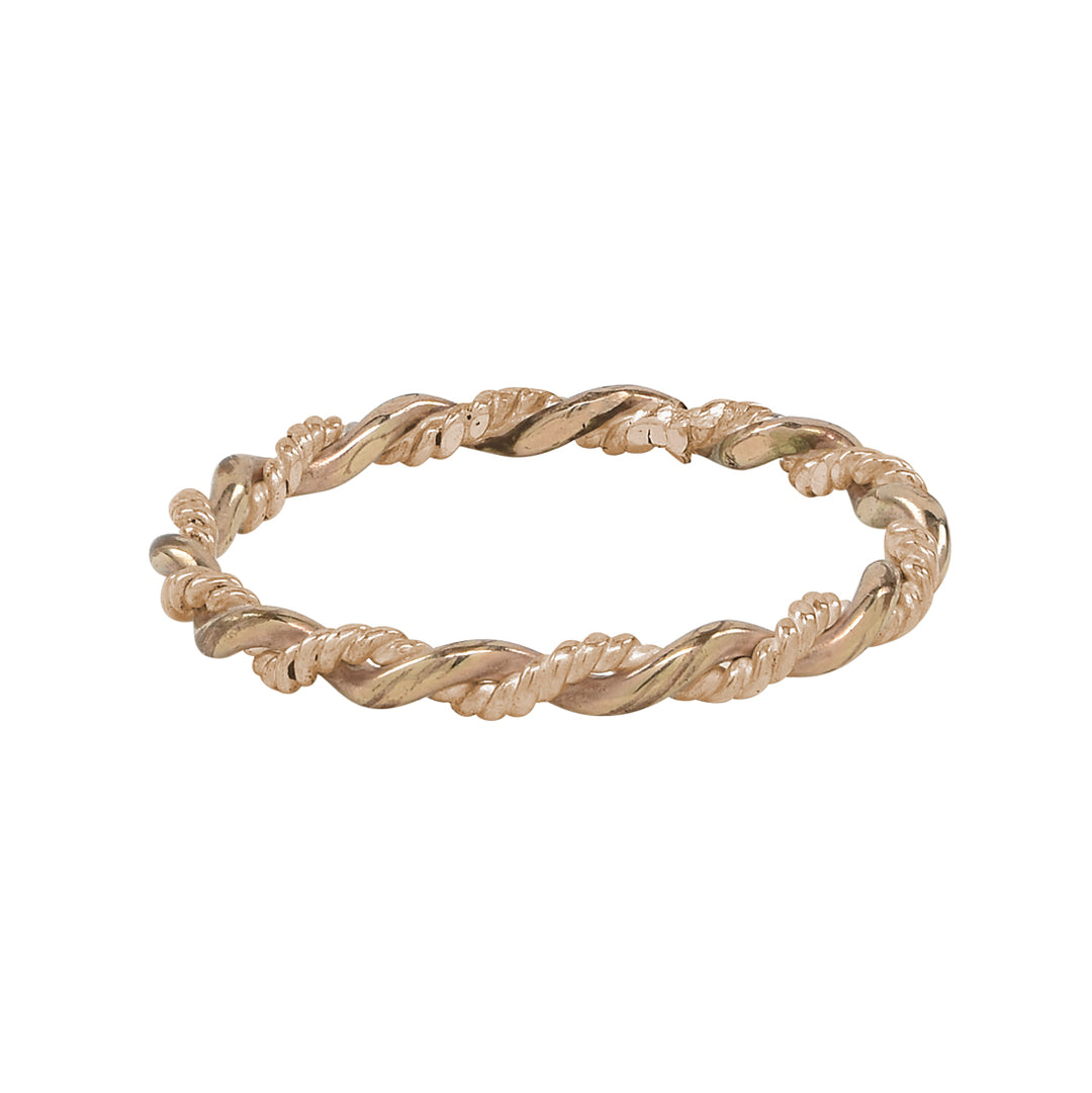 Braided Ring - Rings - Gold - Gold / 5 - Azil Boutique