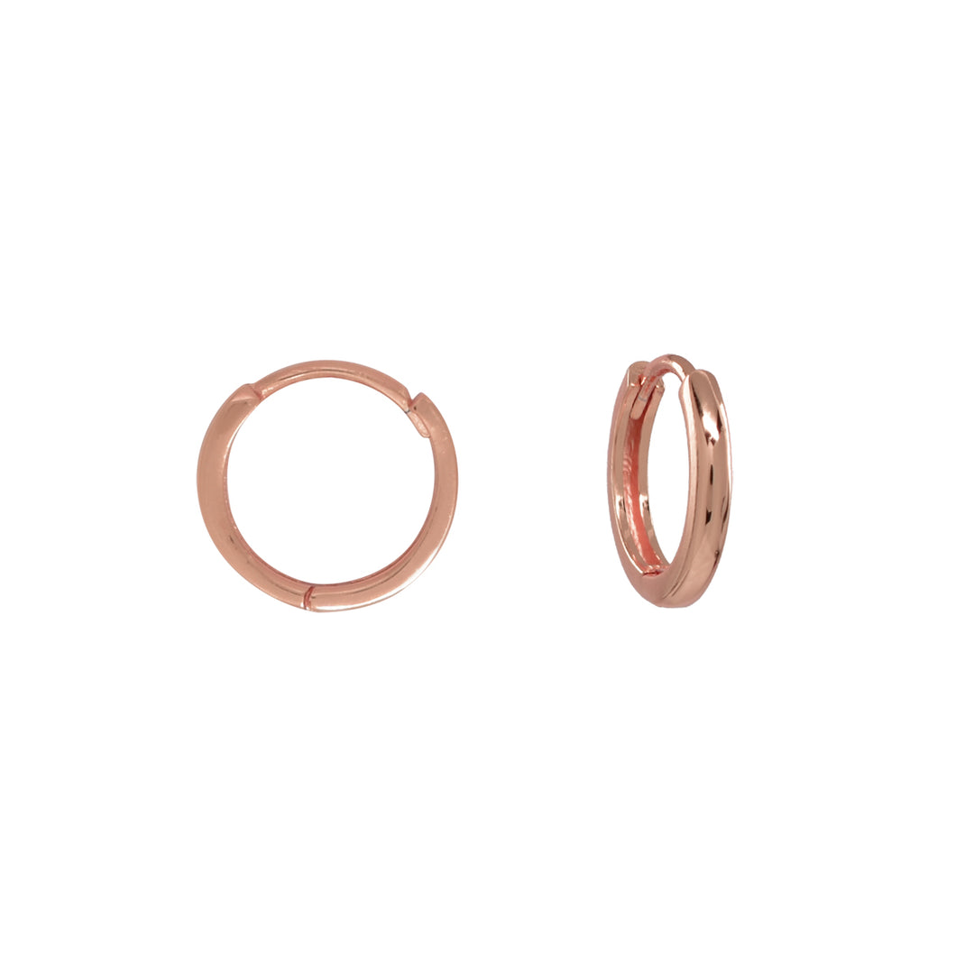 Classic Ear Huggie - Earrings - Rose Gold - Rose Gold / Large - Azil Boutique