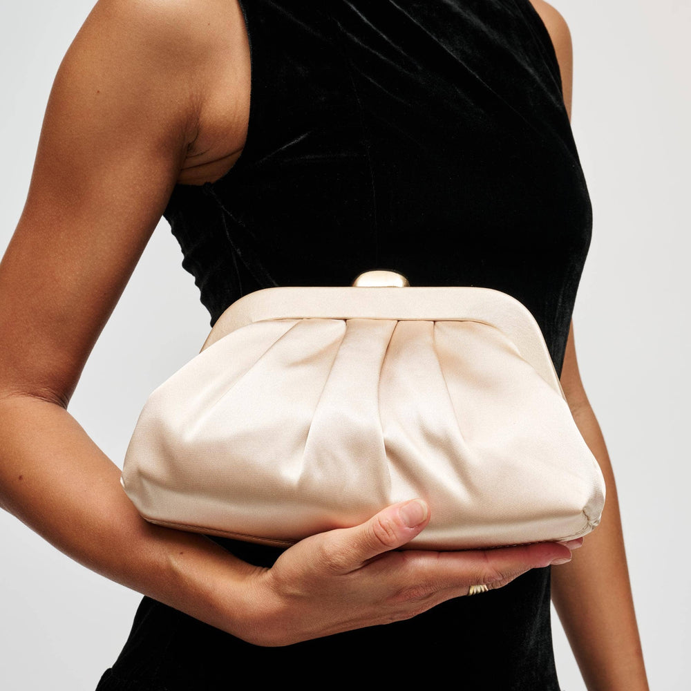 Winter Clutch - Clutch - Champagne - Champagne - Azil Boutique