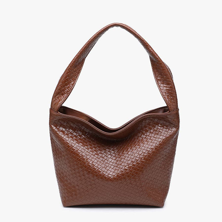 Selena Hobo - Handbag - Brown - Brown - Azil Boutique