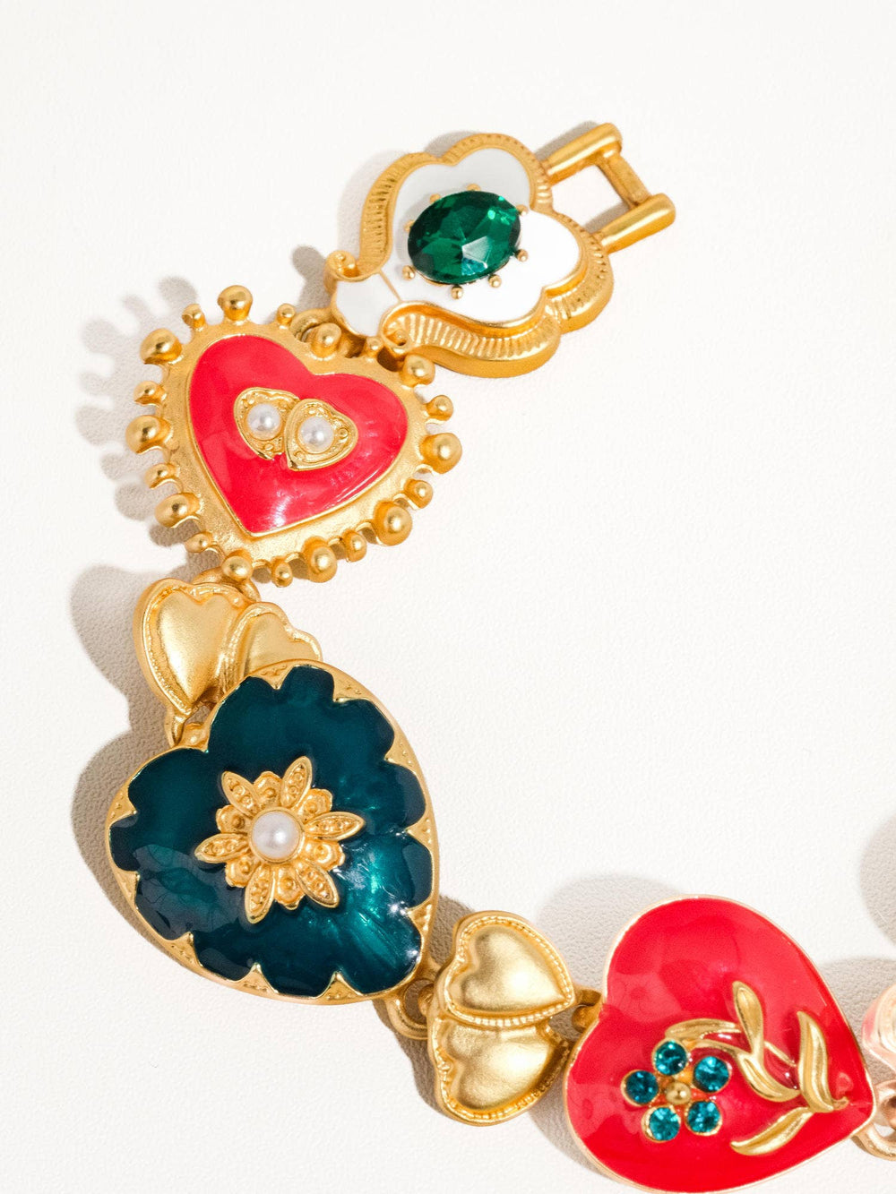 Elysian Baroque Heart Bracelet - Bracelets - - - Azil Boutique