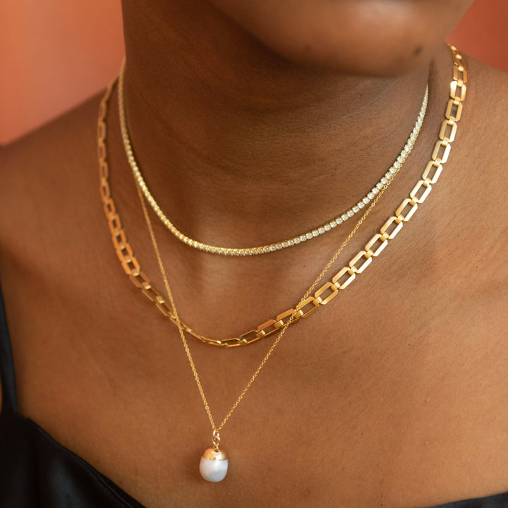 Ornate Pearl Necklace - Necklaces -  -  - Azil Boutique