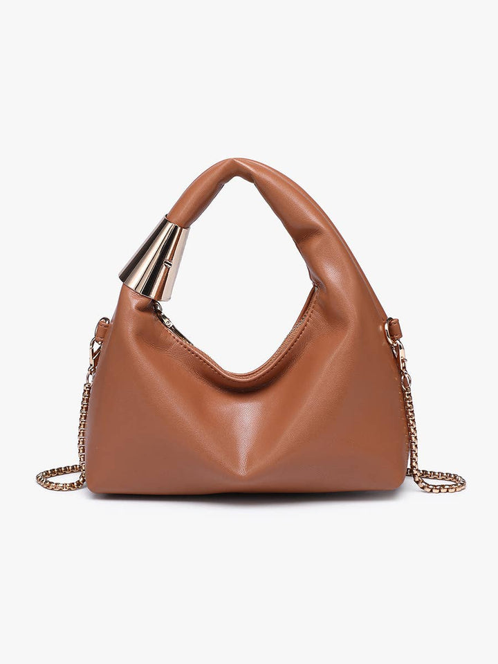 Rosario Gold Top Handle Crossbody Bag - Handbags - - - Azil Boutique