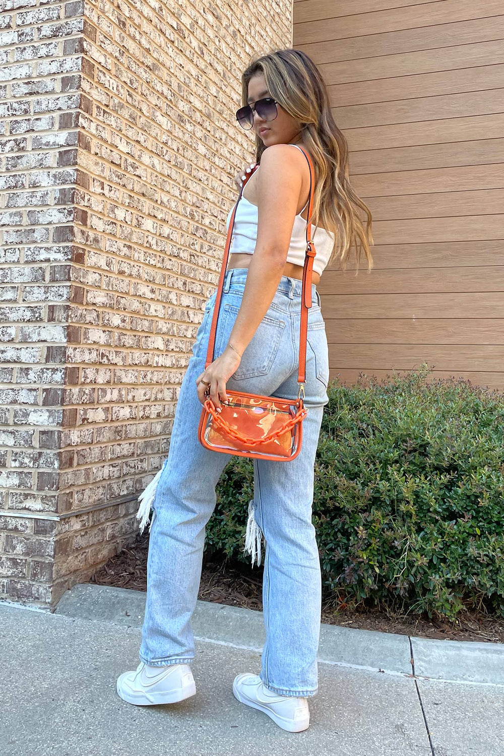 Jessica Clear Stadium Bag - Handbags - - - Azil Boutique