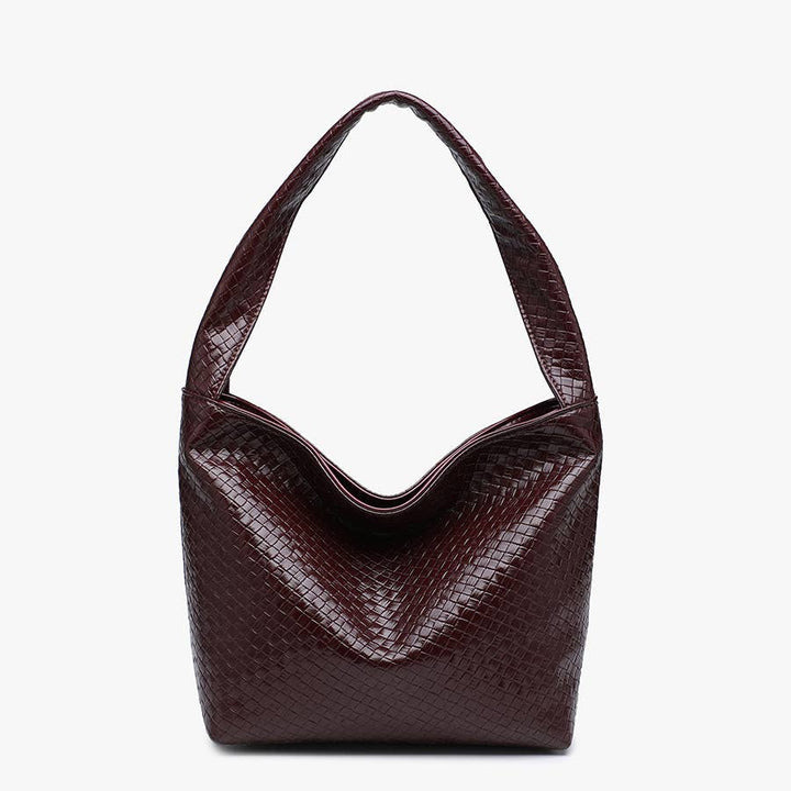 Selena Hobo - Handbag - Sangria - Sangria - Azil Boutique