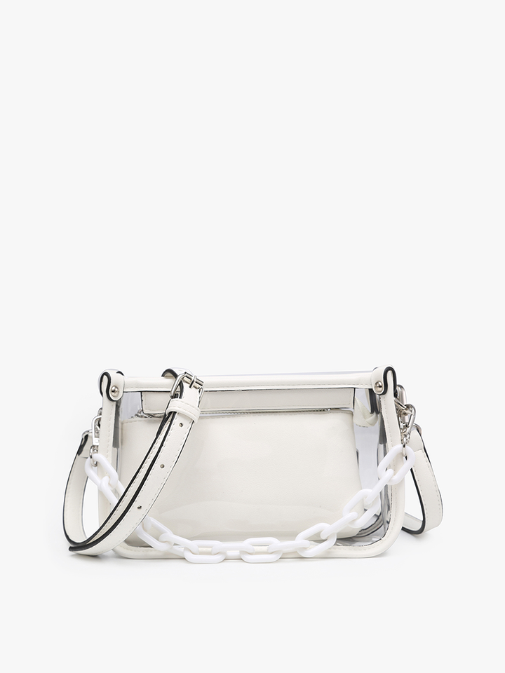 Jessica Clear Stadium Bag - Handbags - - - Azil Boutique
