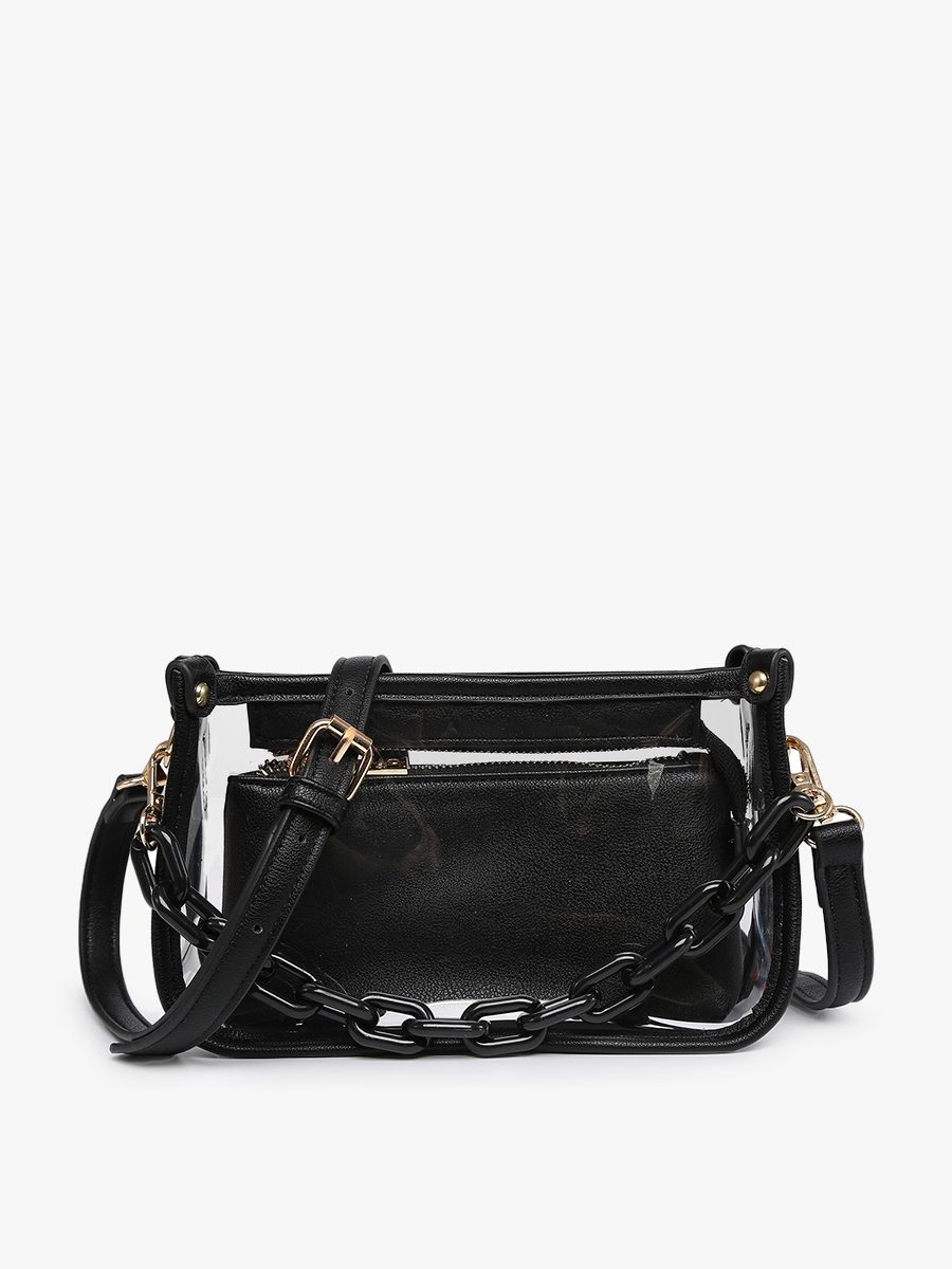 Jessica Clear Stadium Bag - Handbags - - - Azil Boutique