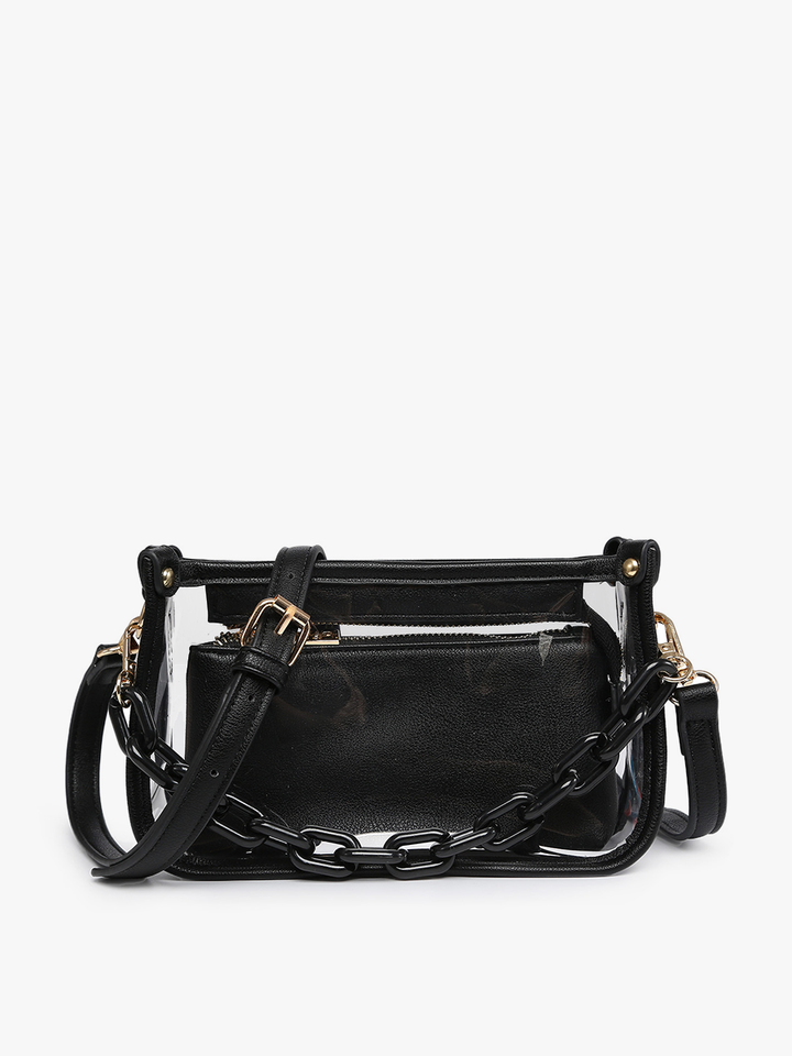 Jessica Clear Stadium Bag - Handbags - - - Azil Boutique