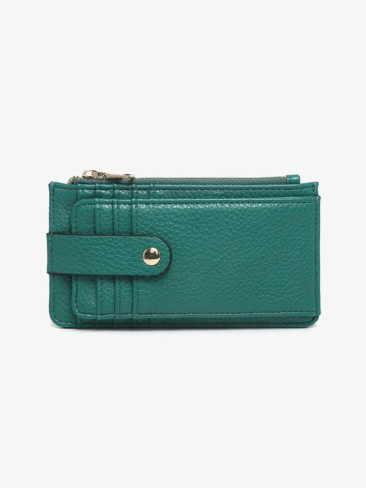 Mae Multi-Card Wallet w/ Strap Snap Closure | WL2541 - Wallets - - - Azil Boutique