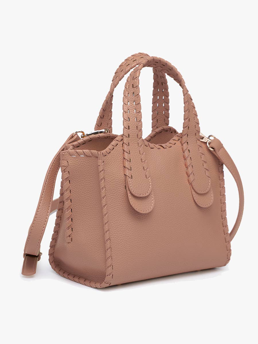 Marla Whipstitch Handbag - Handbags - - - Azil Boutique