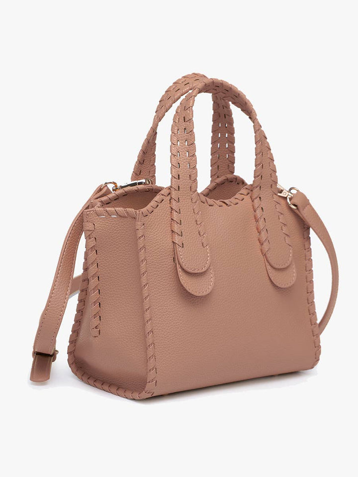 Marla Whipstitch Handbag - Handbags - - - Azil Boutique