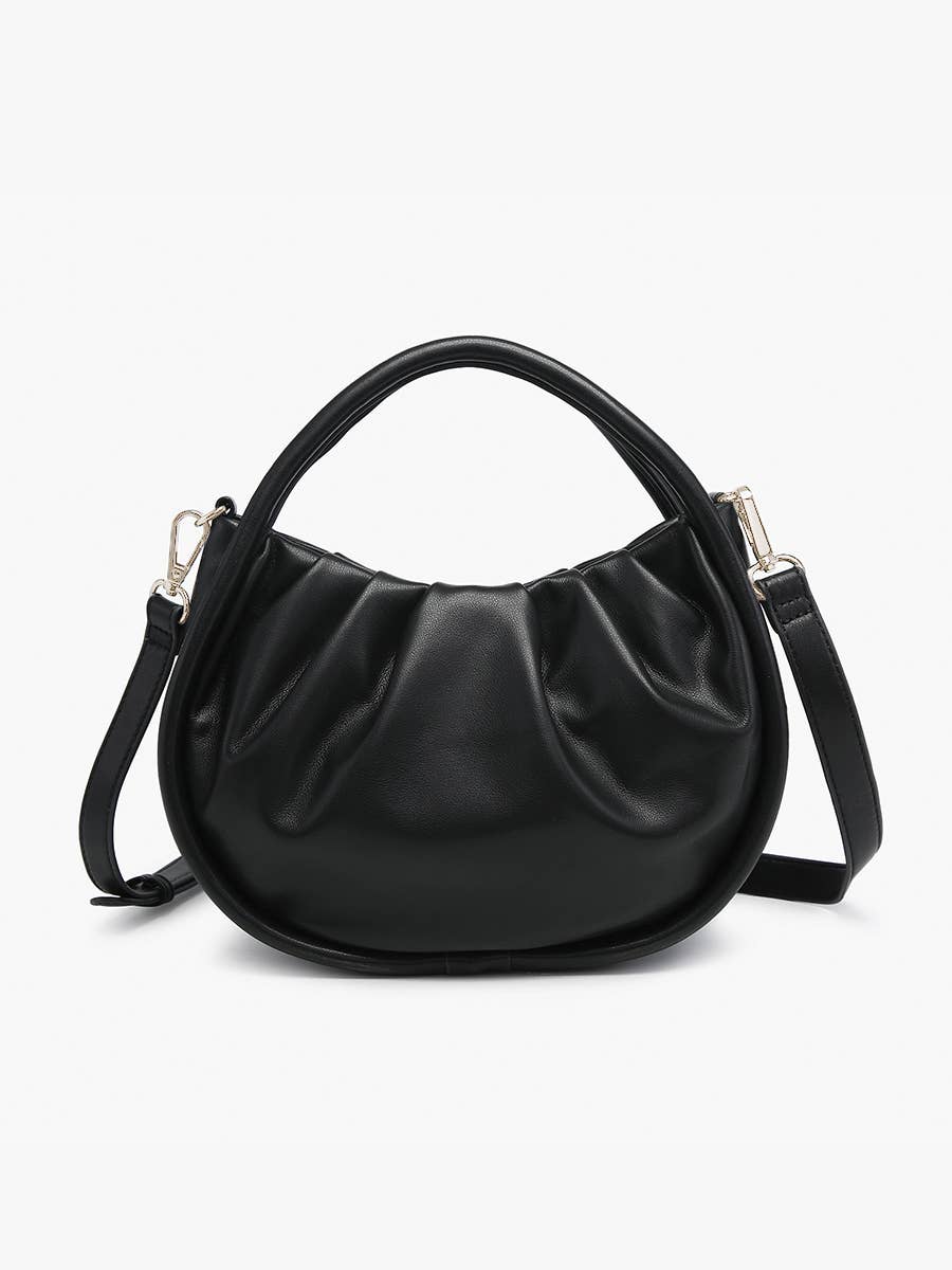 Audrey Circular Handbag - Handbags - Black - Black - Azil Boutique