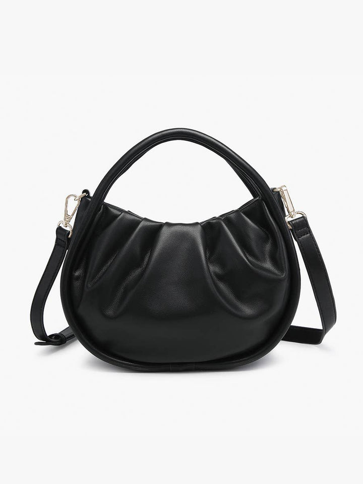 Audrey Circular Handbag - Handbags - Black - Black - Azil Boutique