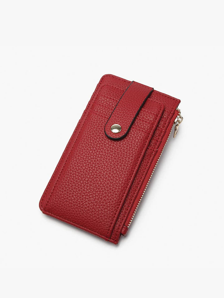 Mae Multi-Card Wallet w/ Strap Snap Closure | WL2541 - Wallets - - - Azil Boutique