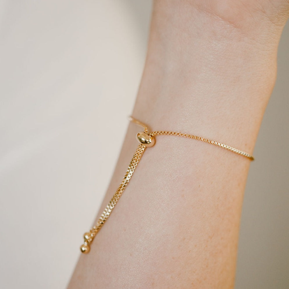 Faux Pearl Adjustable Bracelet