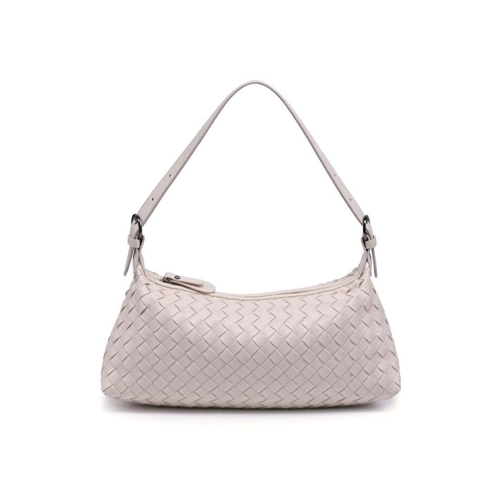 Audrey Woven Baguette Shoulder Bag