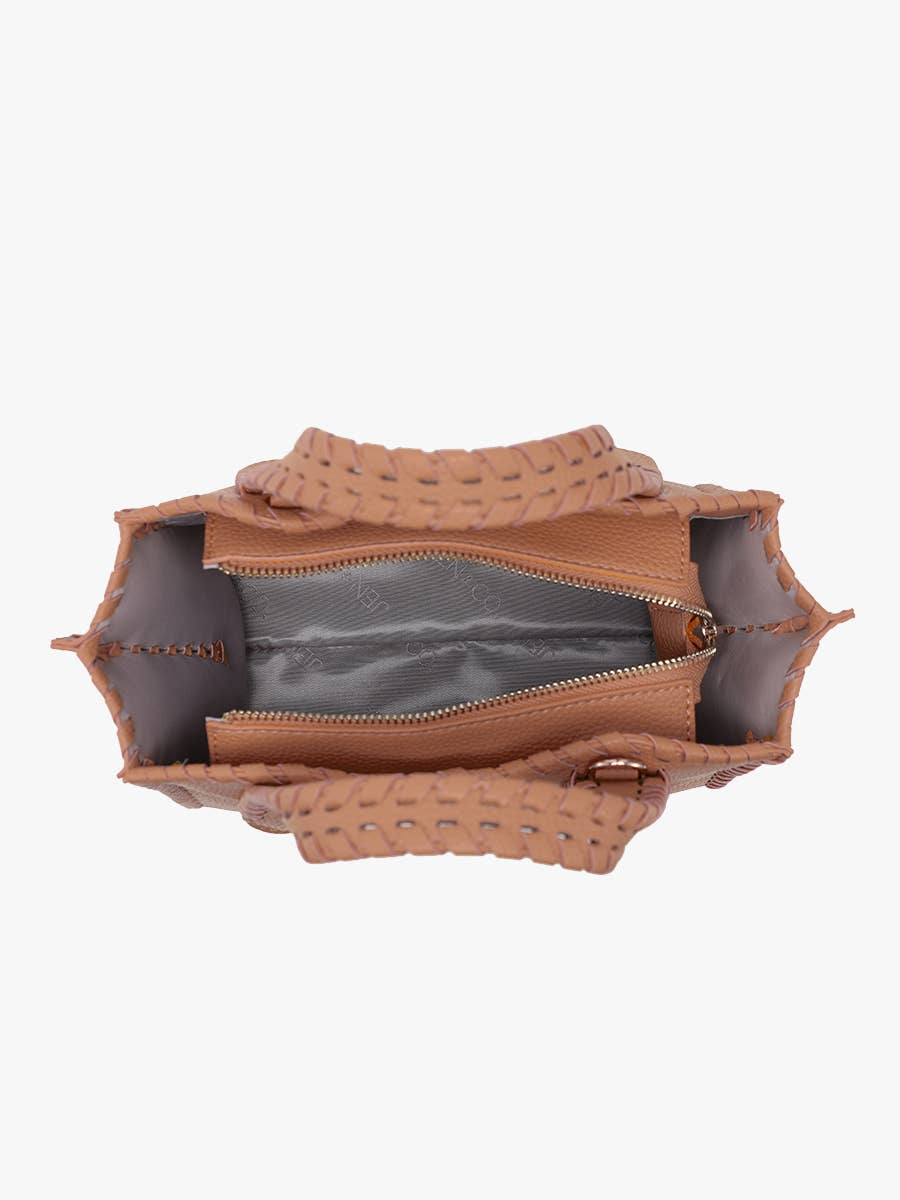Marla Whipstitch Handbag - Handbags - - - Azil Boutique