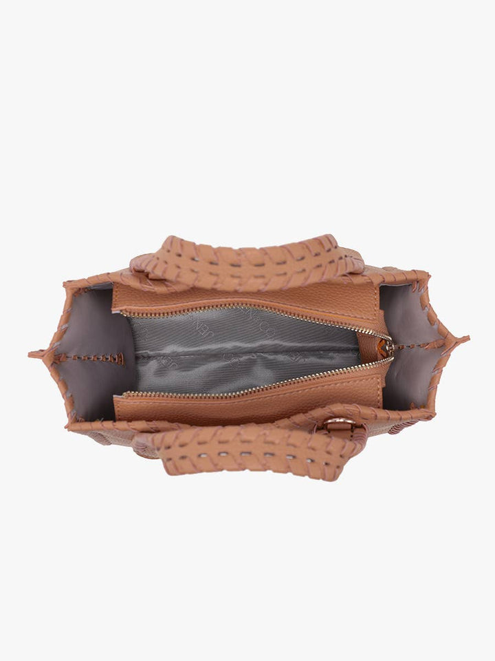 Marla Whipstitch Handbag - Handbags - - - Azil Boutique
