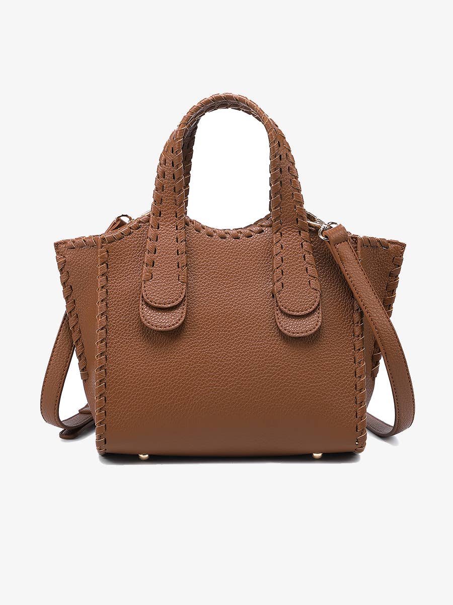 Marla Whipstitch Handbag - Handbags - - - Azil Boutique