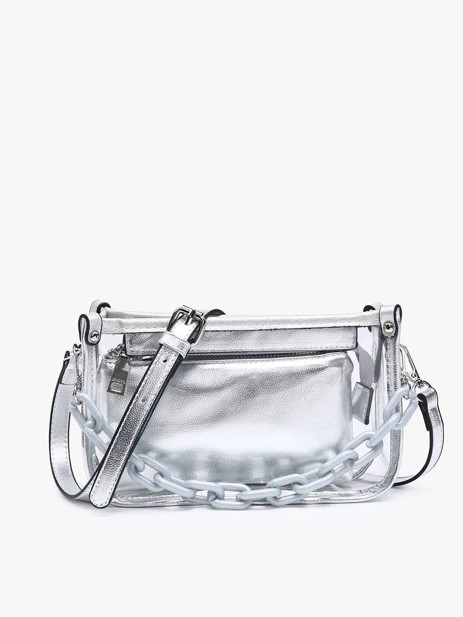 Jessica Clear Stadium Bag - Handbags - - - Azil Boutique