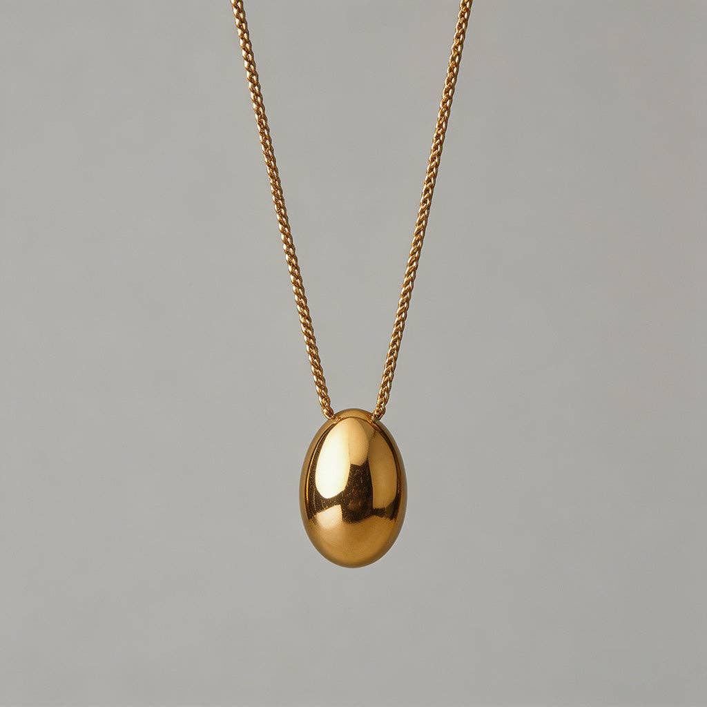 Egg Pendant Necklace
