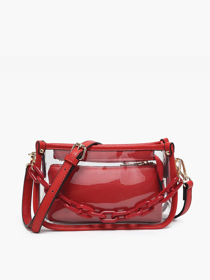 Jessica Clear Stadium Bag - Handbags - - - Azil Boutique