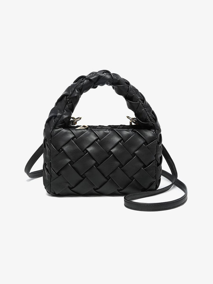 Moxie Woven Mini Crossbody Bag