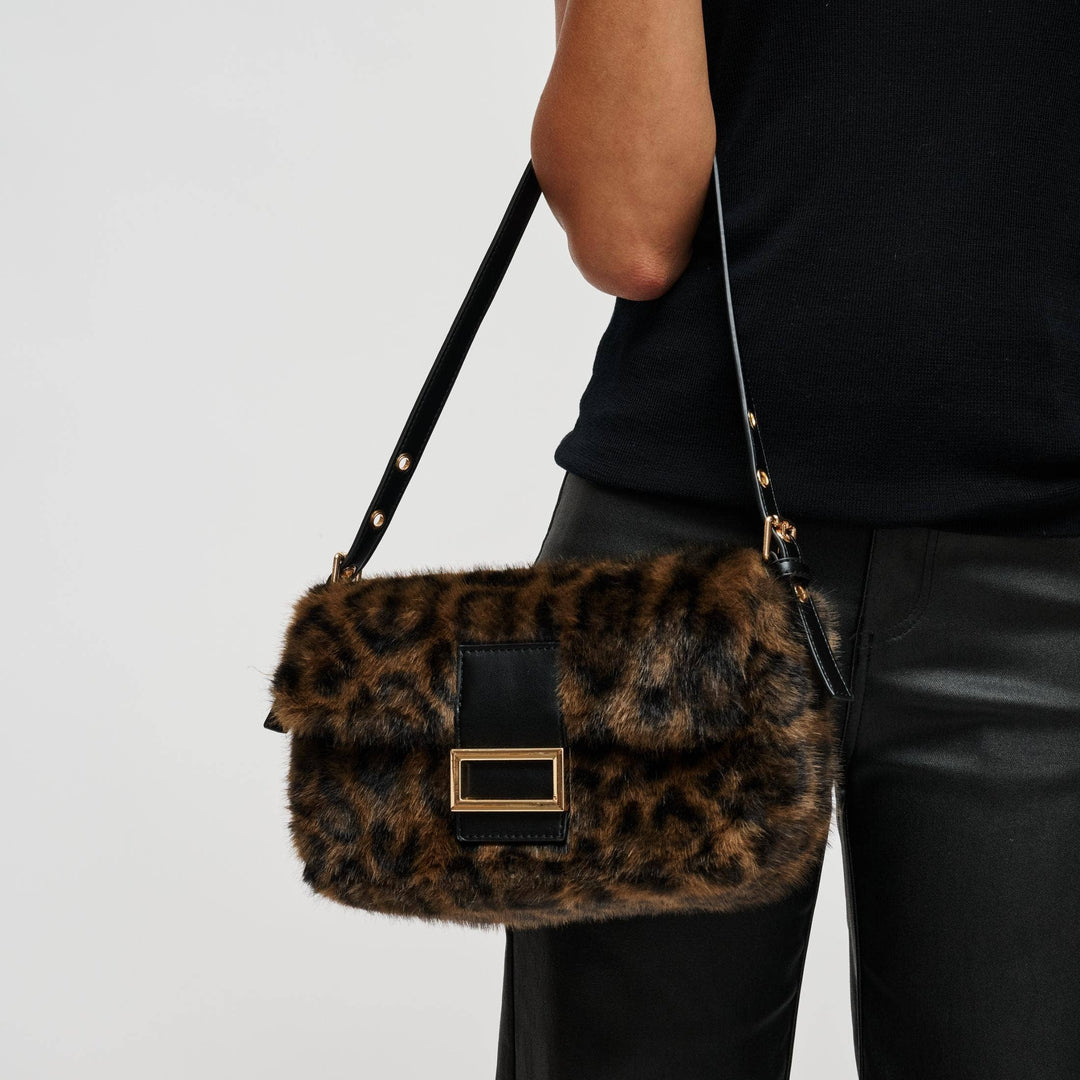 Beverly - Faux Fur Crossbody - Handbags - - - Azil Boutique