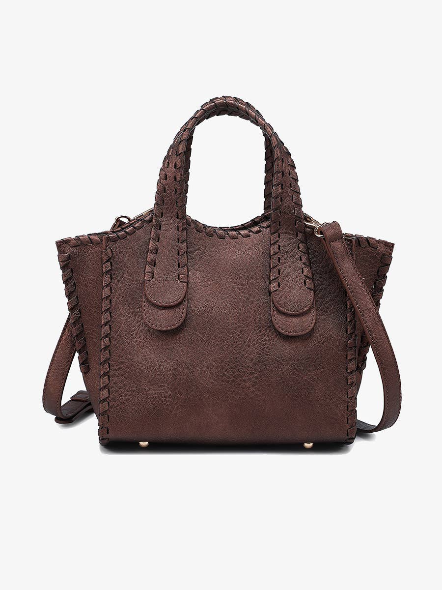 Marla Whipstitch Handbag - Handbags - - - Azil Boutique