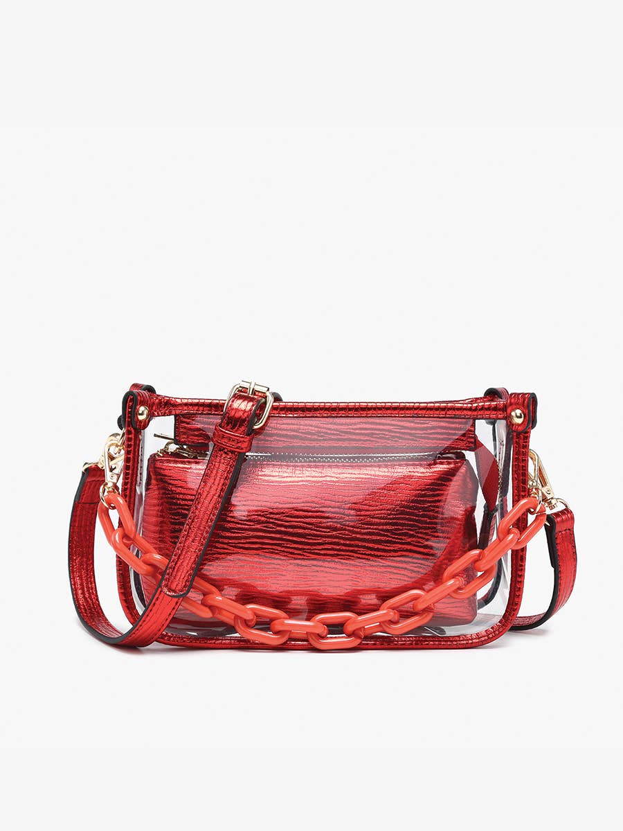 Jessica Clear Stadium Bag - Handbags - - - Azil Boutique