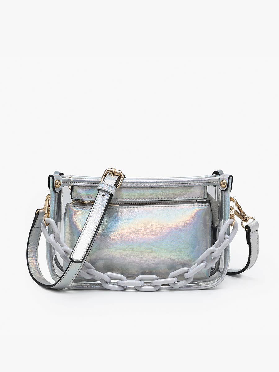Jessica Clear Stadium Bag - Handbags - - - Azil Boutique