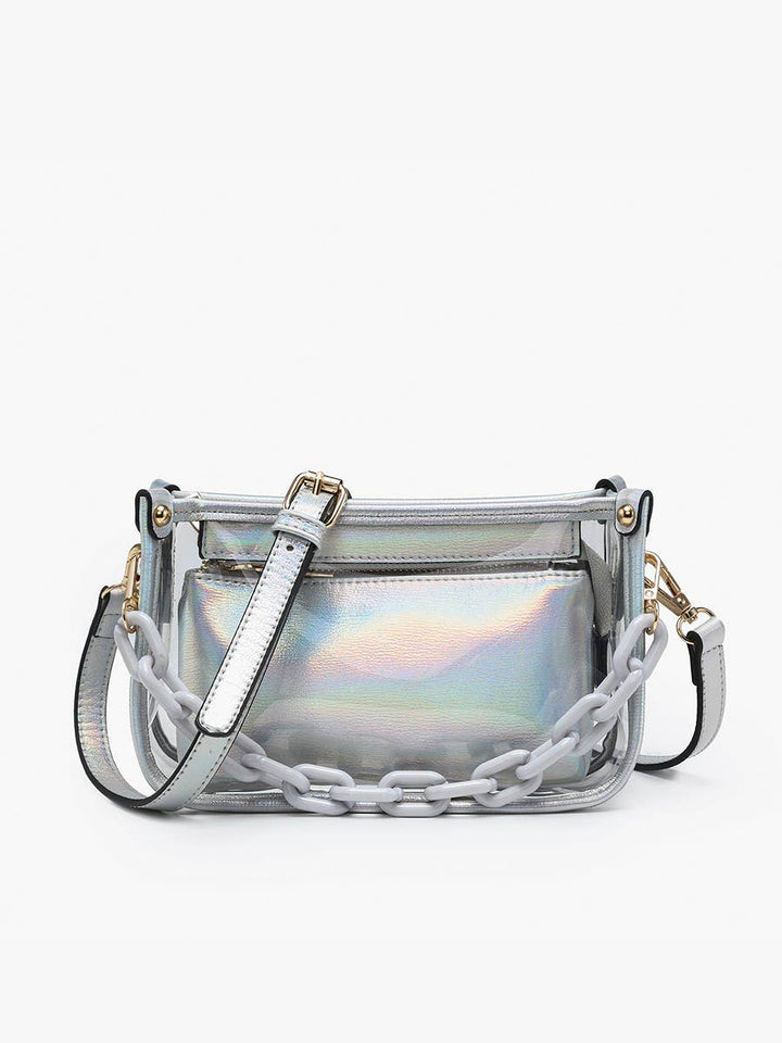 Jessica Clear Stadium Bag - Handbags - - - Azil Boutique