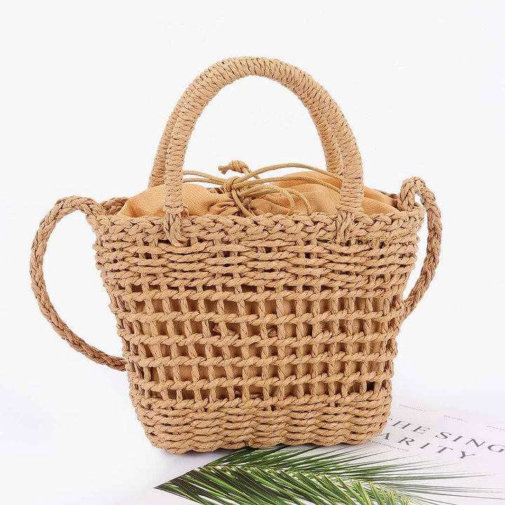 Straw Cherry Bag - Handbags - - - Azil Boutique