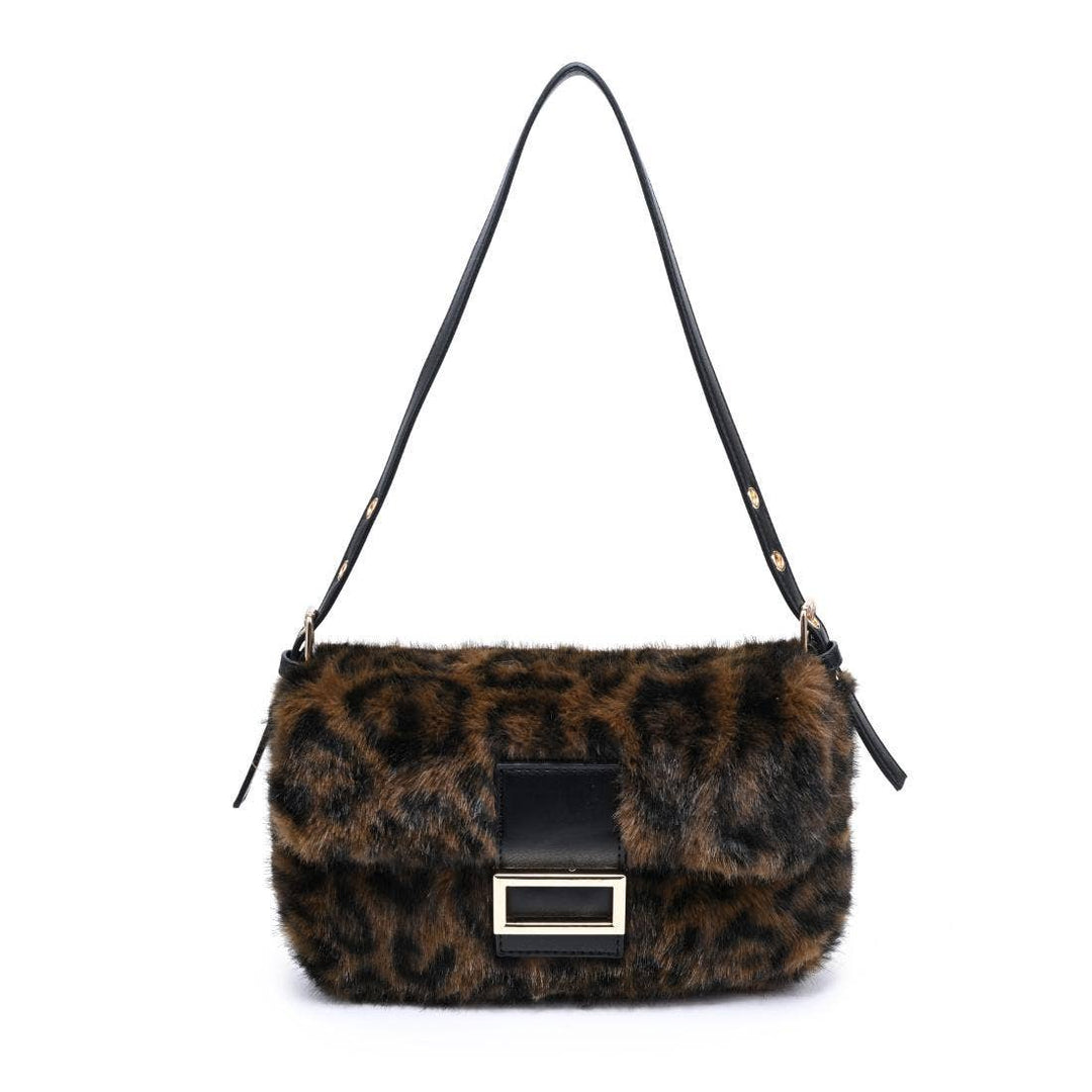 Beverly - Faux Fur Crossbody - Handbags - - - Azil Boutique