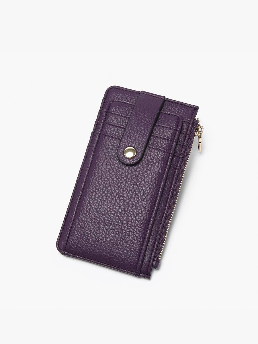 Mae Multi-Card Wallet w/ Strap Snap Closure | WL2541 - Wallets - - - Azil Boutique